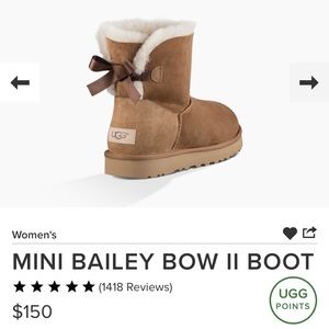 UGG - Mini Bailey Bow Boots